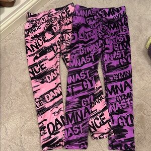2 pack - Justice Dance + Gumnastics Leggings